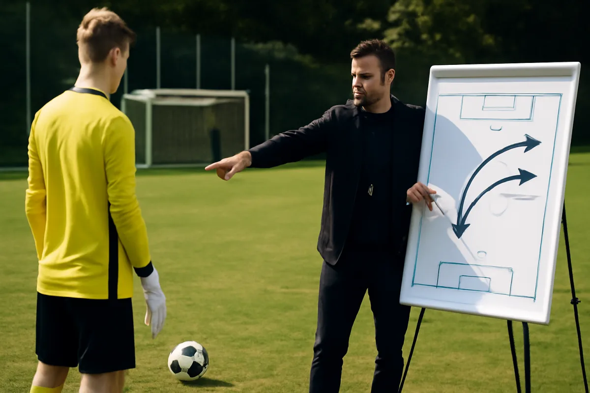 Come impostare il portiere nella costruzione dal basso: l'automatismo che cambia tutto