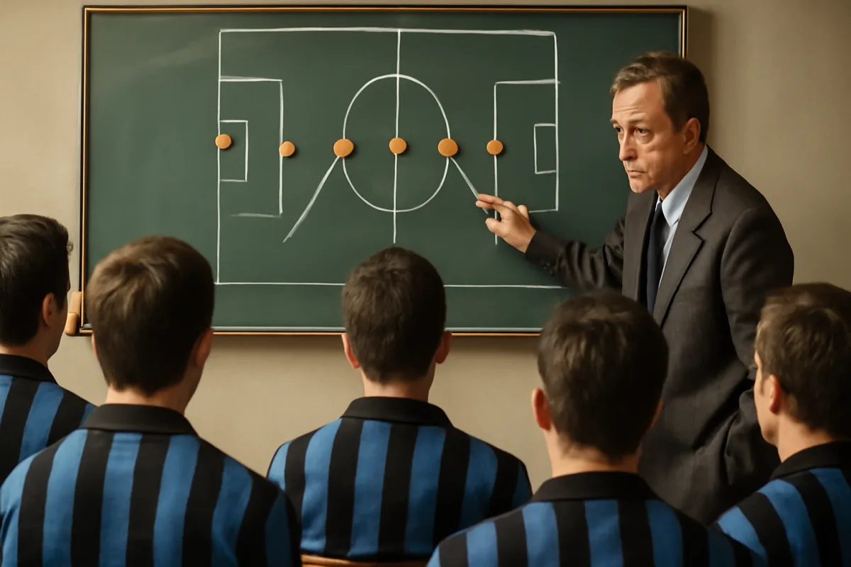Schema a cinque della Grande Inter: il meccanismo difensivo che pochi hanno studiato